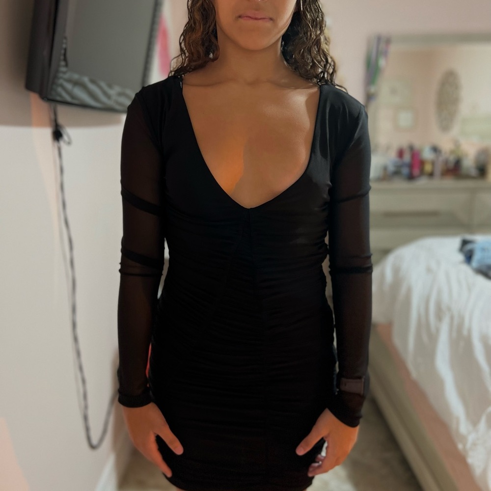 Forever 21 Rutched Dress - Picture 3 of 3